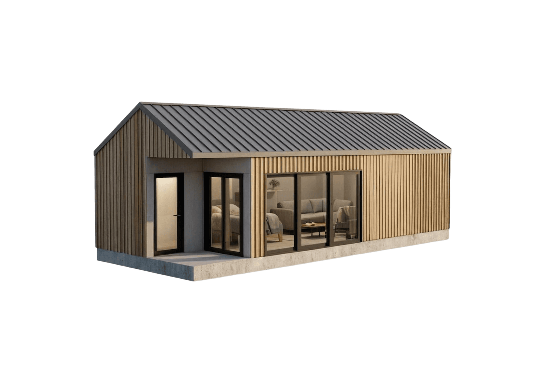 Cedar & Sauna modular cabin